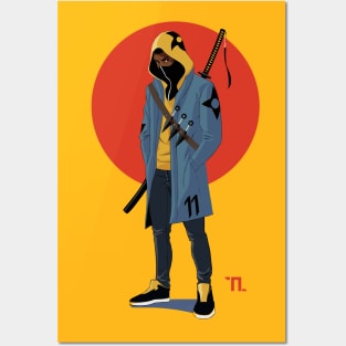 Afro-ninja n°11 Posters and Art